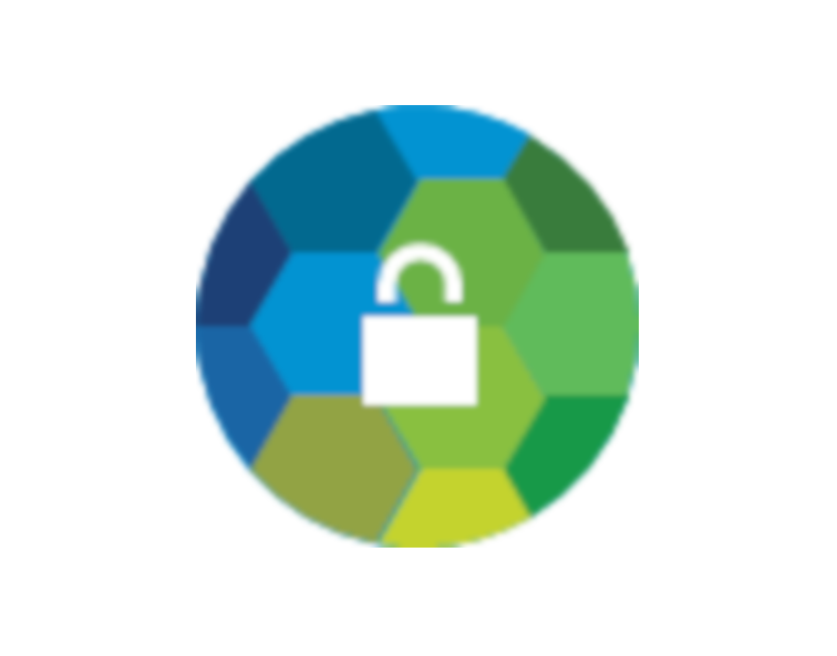 Really, really old NSX-V padlock on hexagonal sphere logo